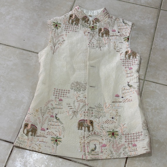 Off White Kurta Set with Koti | TULA - Picture 1 of 11
